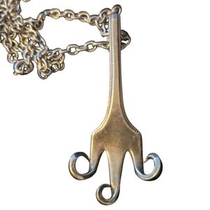 Artisian Bent Fork Necklace
